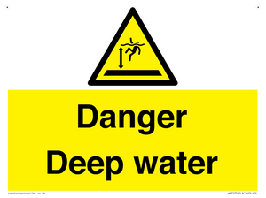 Danger Deep water